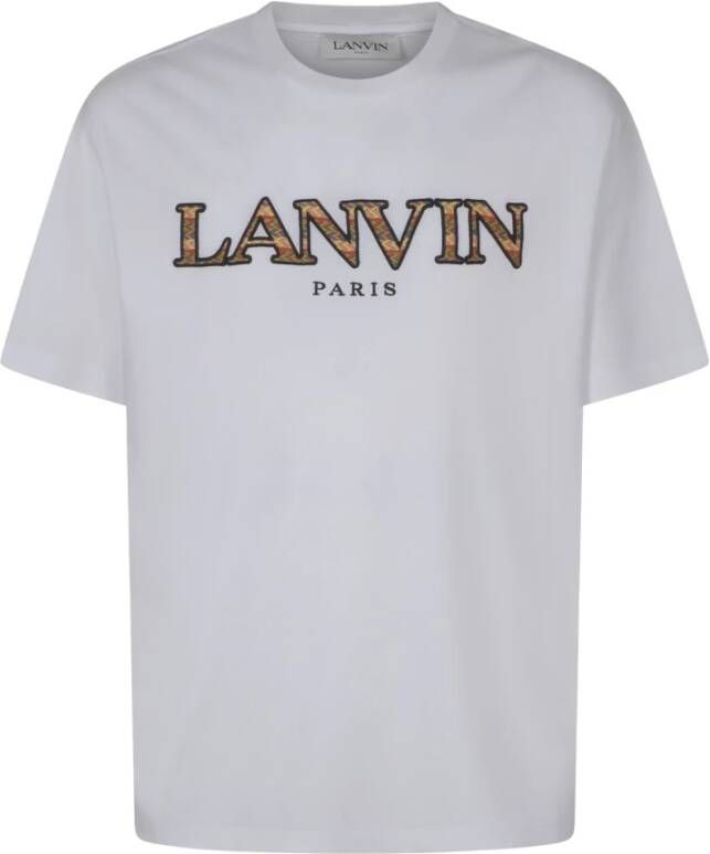 Lanvin Klassieke Curb Teeshirt White Heren