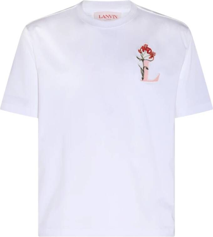 Lanvin T-shirts Wit Heren