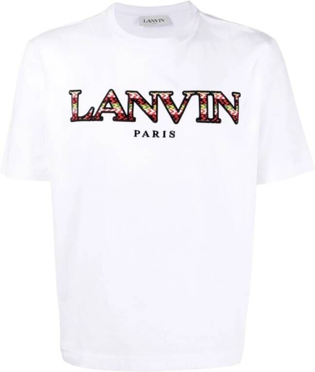 Lanvin T-Shirts Wit Heren