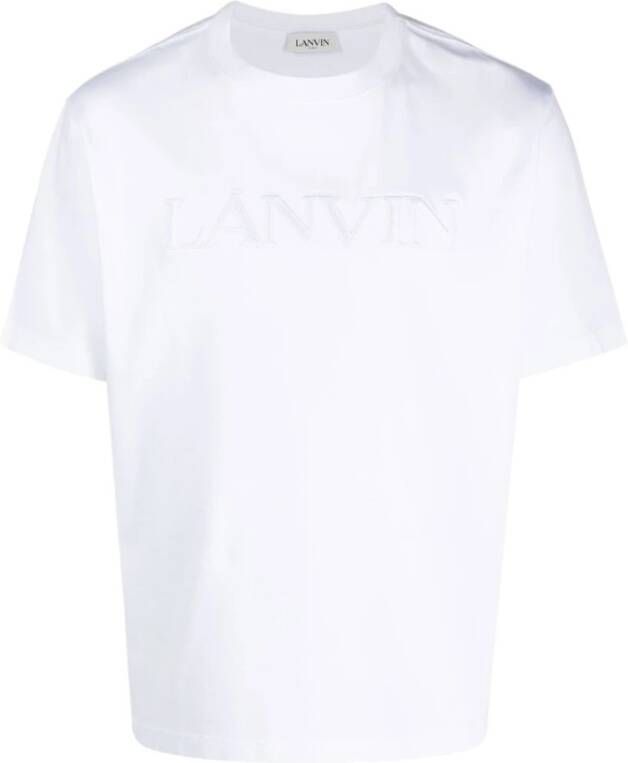 Lanvin T-Shirts Wit Heren