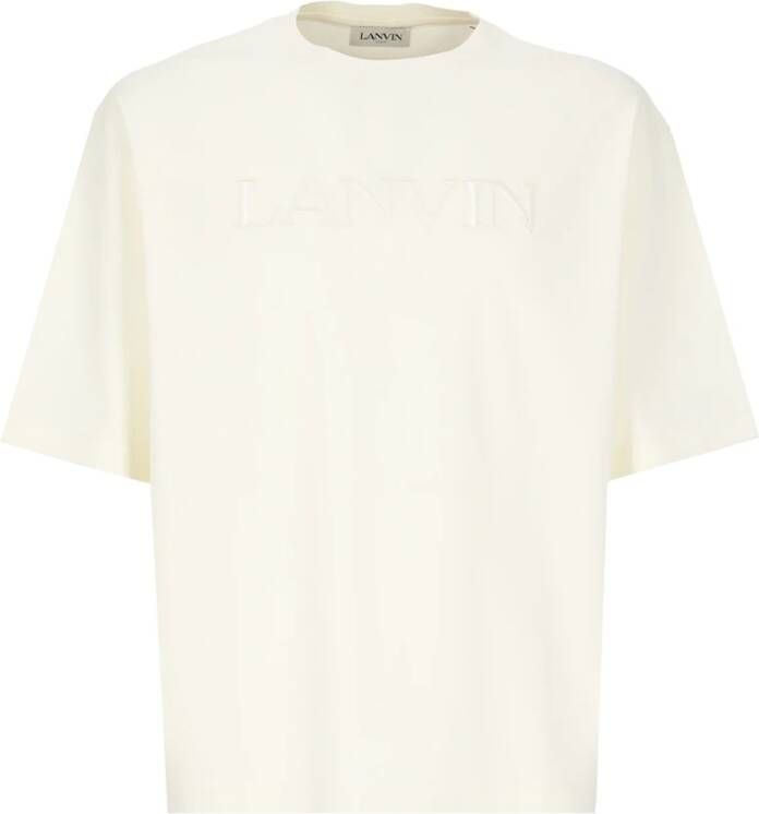 Lanvin T-Shirts Wit Heren