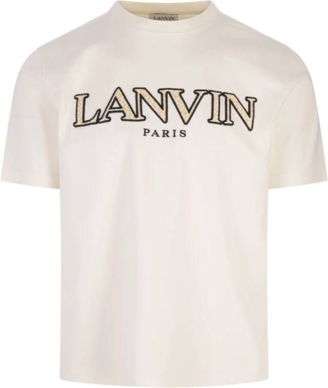 Lanvin T-Shirts Wit Heren