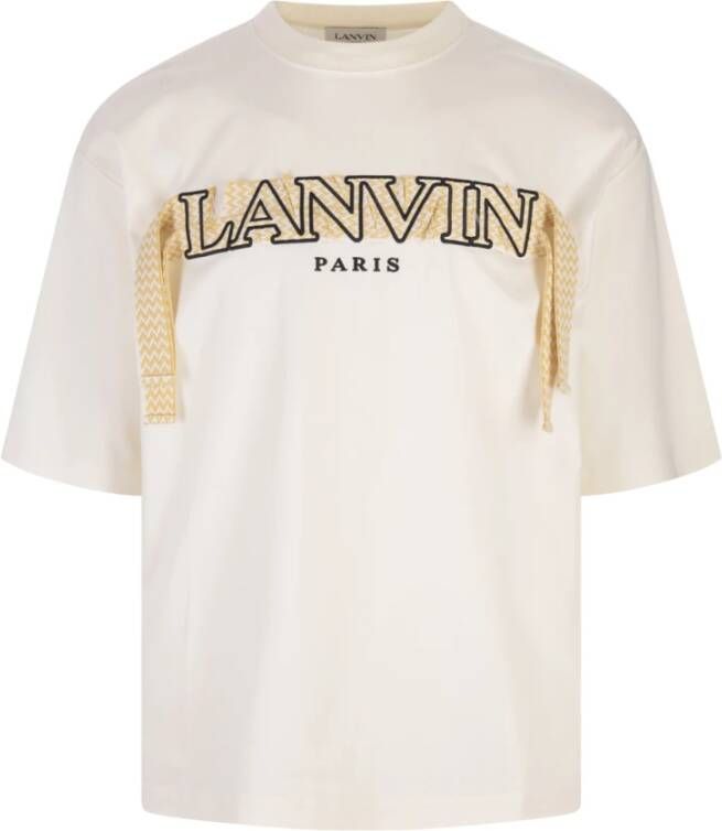 Lanvin T-Shirts Wit Heren