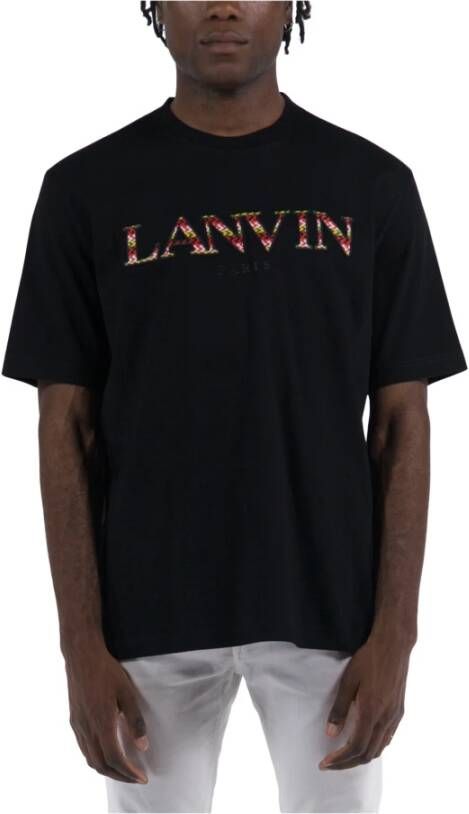 Lanvin T-Shirts Zwart Heren