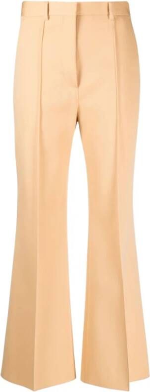 Lanvin Wide Trousers Bruin Dames