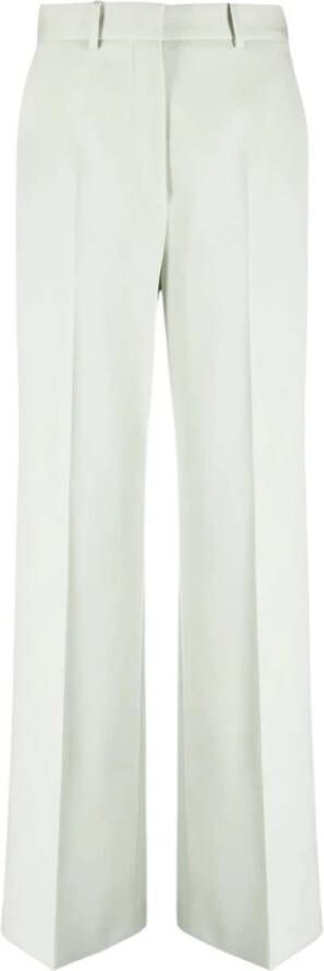 Lanvin Wide Trousers Wit Dames