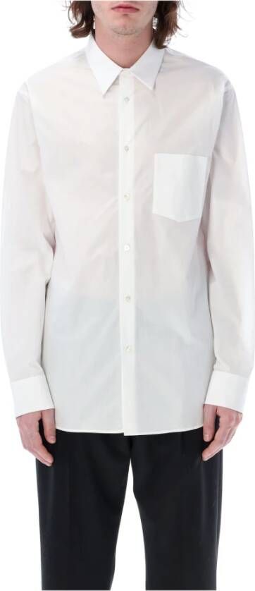 Lanvin Witte Ss23 Formele Overhemd White Heren