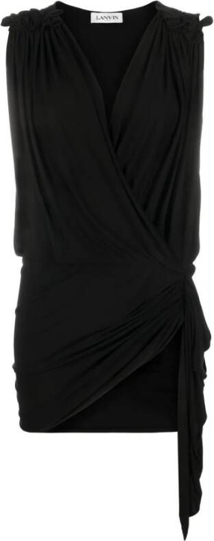 Lanvin Zwarte jurken van Zwart Dames