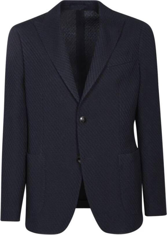 Lardini Blauwe Blazer voor Heren Aw23 Blauw Heren