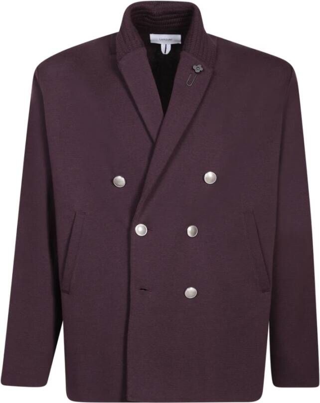 Lardini Bordeaux Sweater voor Heren Aw23 Purple Heren