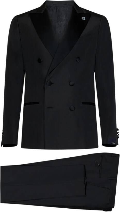 Lardini Formal Blazers Zwart Heren