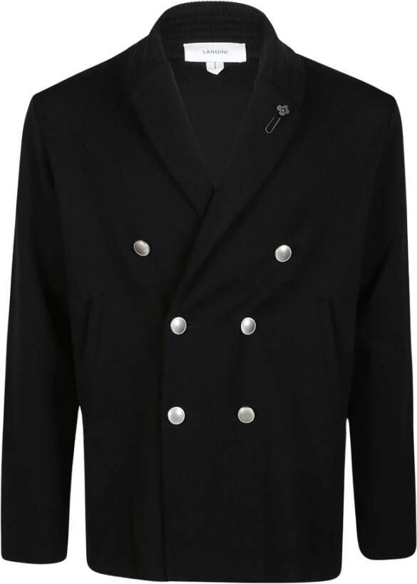 Lardini Klassieke Nero Peacoat Black Heren