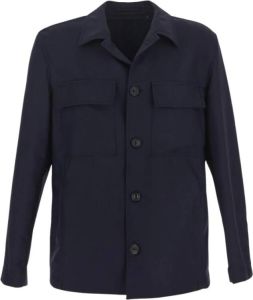 Lardini Light Jackets Blauw Heren