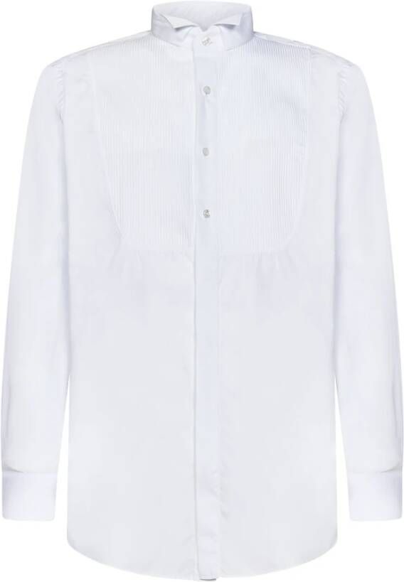 Lardini Men s kleding shirts witte Ss23 Wit Heren