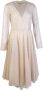 Lardini Ivory Embellished Tulle Dress Wit Dames - Thumbnail 3
