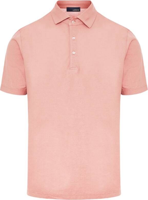 Lardini Polo Shirt Roze Heren