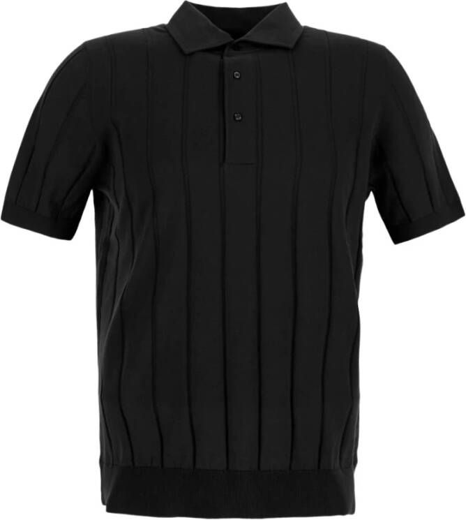 Lardini Polo Shirt Zwart Heren