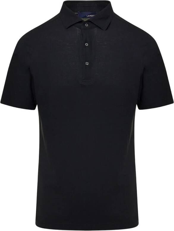 Lardini Polo Shirt Zwart Heren
