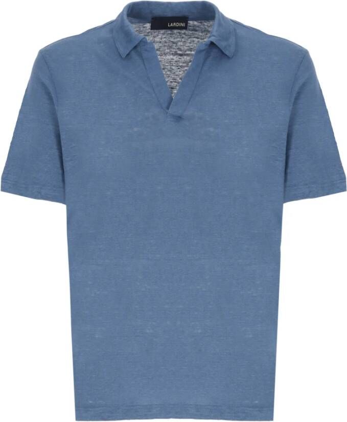 Lardini Polo Shirts Blauw Heren