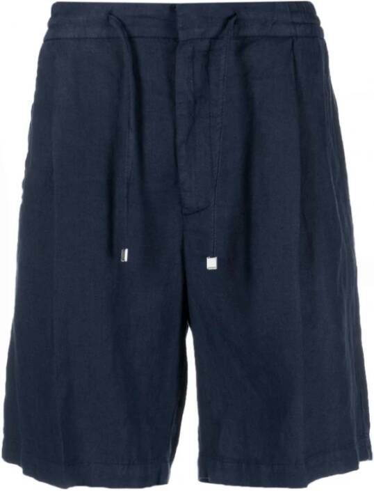 Lardini Shorts Blauw Heren