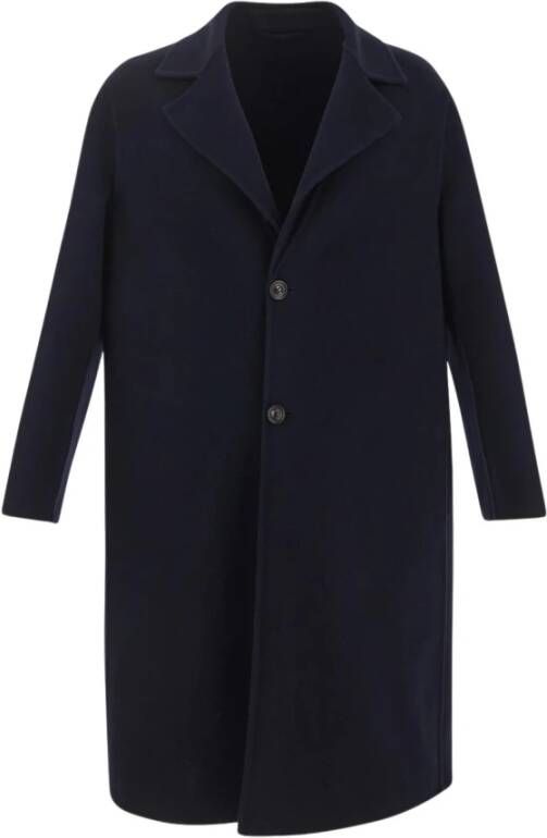Lardini Single-Breasted Coats Blauw Heren