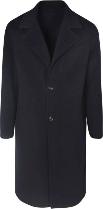 Lardini Single-Breasted Coats Blauw Heren
