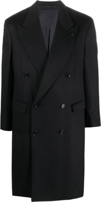 Lardini Single-Breasted Coats Zwart Heren