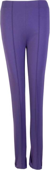 Lardini Viscose Purple Jodpurs Style Trousers Purple Dames