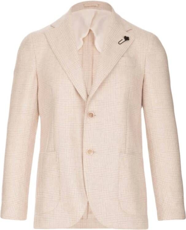 Lardini Stijlvolle Blazer voor Heren Beige Heren