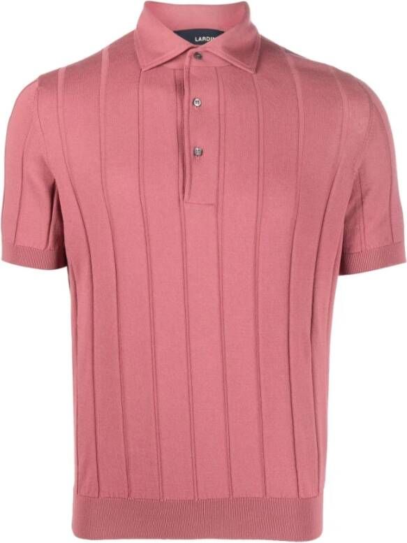 Lardini T-Shirts Roze Heren