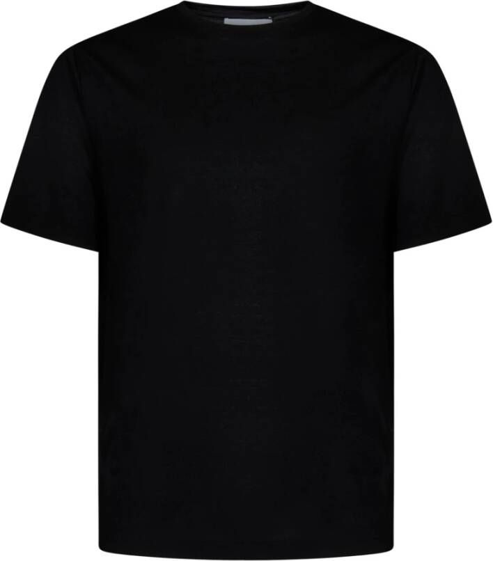 Lardini Zwarte T-shirts & Polos voor Heren Zwart Heren