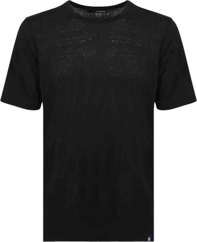 Lardini T-Shirts Zwart Heren