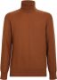 Lardini Warme wol high-neck pullover Bruin Heren - Thumbnail 1