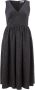 Lardini Black Long Embellished Dress Princess Style Black Dames - Thumbnail 2