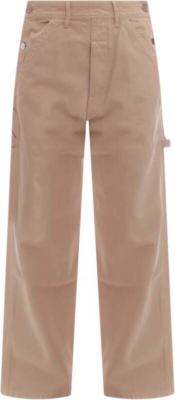 Laurence Bras Klassieke Straight Leg Broek Beige Dames