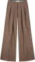 Laurence Bras Twister Broek met Hoge Taille Bruin Dames - Thumbnail 1