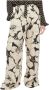 Laurence Bras Wijde broek Beige Dames - Thumbnail 1