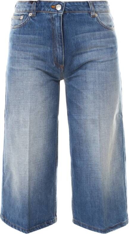 Laurence Bras Zomer Denim Shorts Blauw Dames
