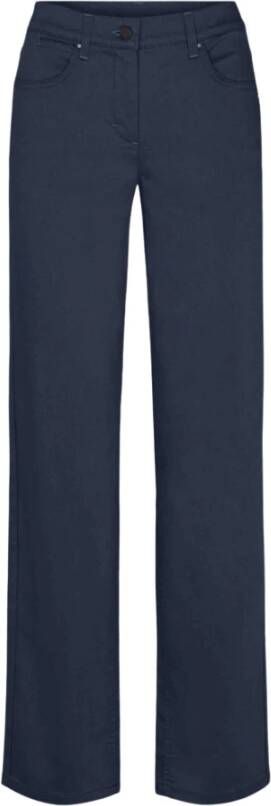 LauRie Amelia rechte broek 28115-49200 Blauw Dames