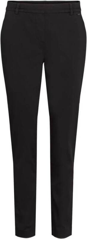 LauRie Slim-fit Trousers Black Dames