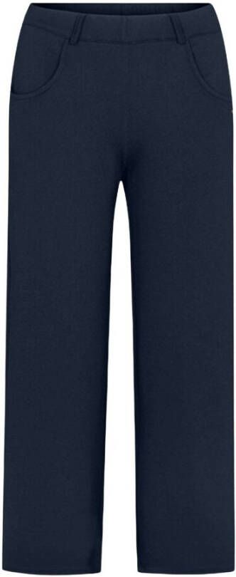 LauRie Donna Loose Crop Pants 100617 Blauw Dames