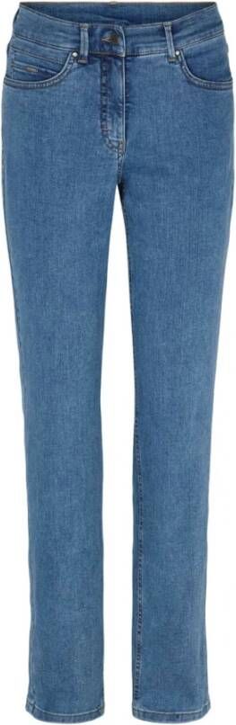 LauRie Rechte jeans Blauw Dames