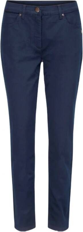 LauRie Slim-fit jeans Blauw Dames