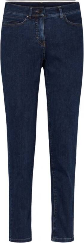 LauRie Slim-fit jeans Blauw Dames