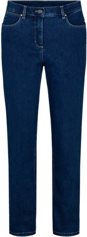 LauRie Slim-fit Jeans Blauw Dames