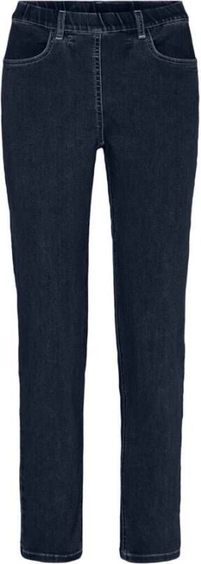 LauRie Slim-fit Jeans Blauw Dames