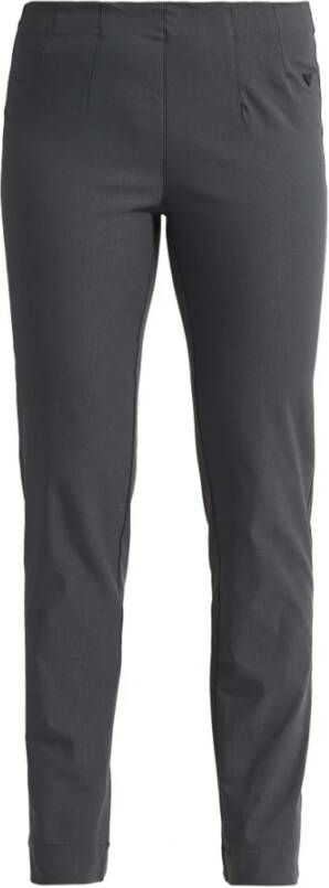 LauRie Regular Fit Elastische Taille Broek Gray Dames