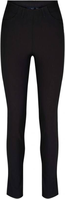 LauRie Grace Slim Broek Zwart Black Dames