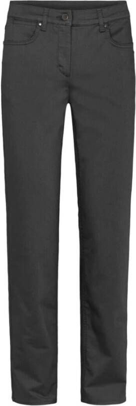 LauRie Klassieke zwarte broek Gray Dames