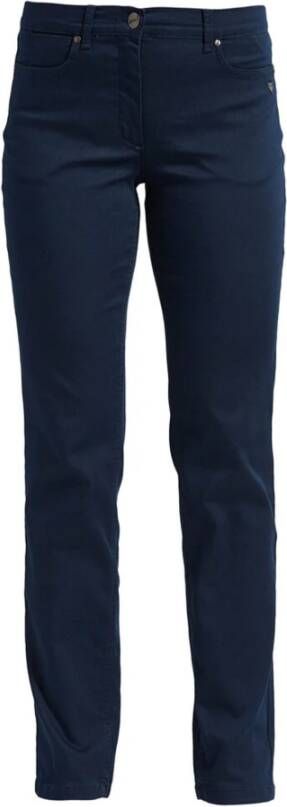 LauRie Straight Jeans Blauw Dames